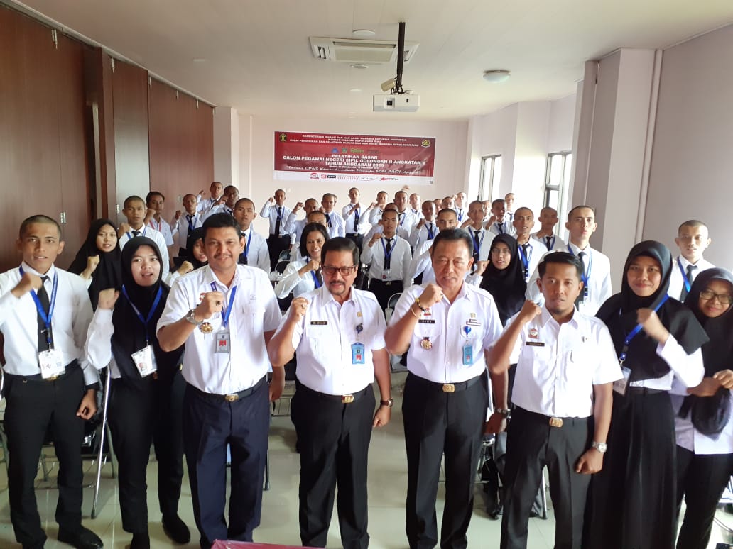 Monitor Kegiatan Latsar CPNS 2019 Kakanwil Sumut Dan Kakanwil Riau Kunjungi P4TK BBL Medan 5