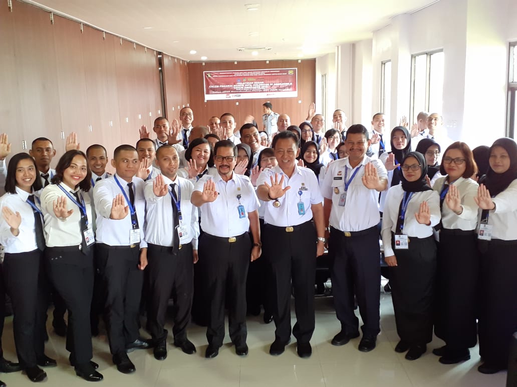 Monitor Kegiatan Latsar CPNS 2019 Kakanwil Sumut Dan Kakanwil Riau Kunjungi P4TK BBL Medan 5