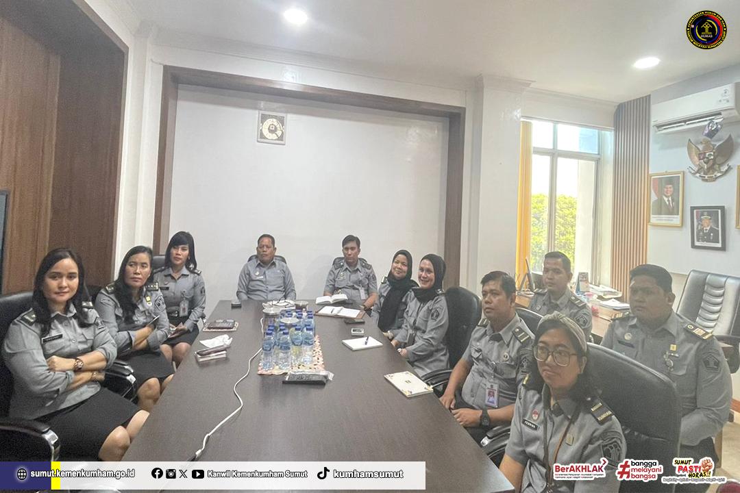 Kanwil Kemenkum Sumut Ikuti Technical Meeting Penyampaian Usulan Kegiatan Pendukung Kinerja Program KI