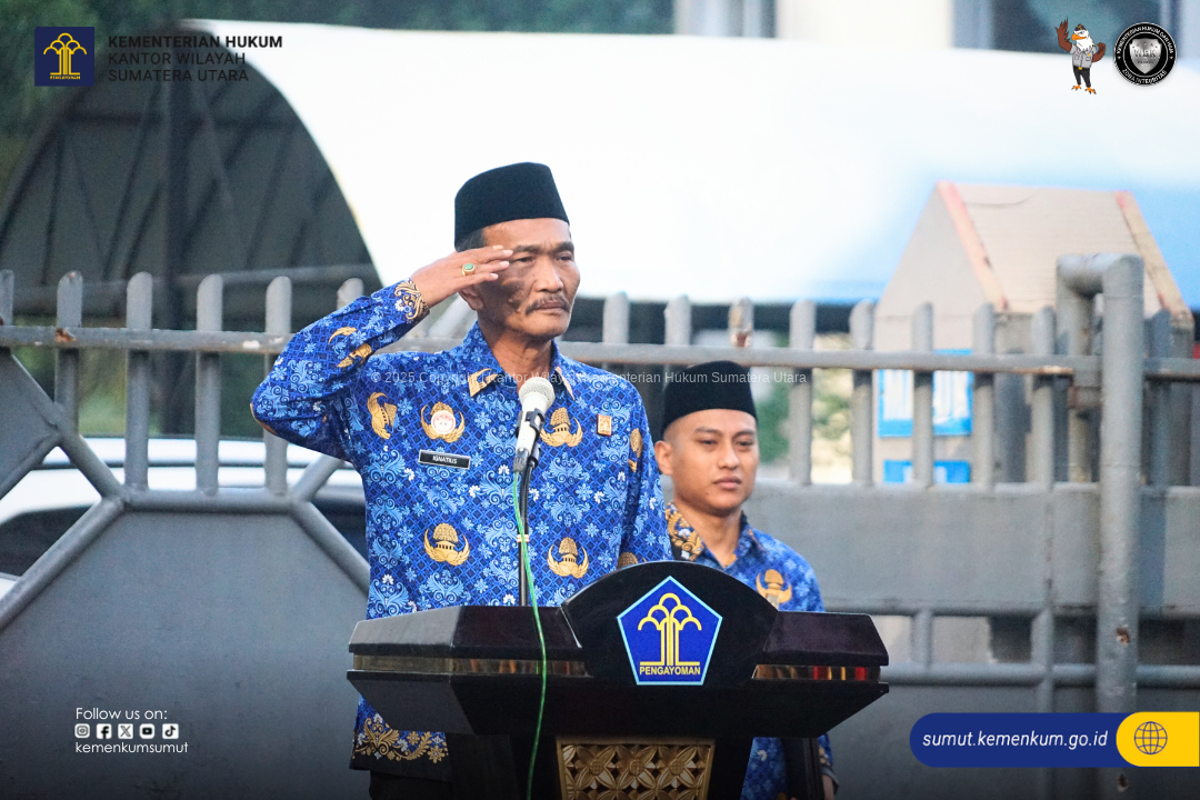 Peringatan Hari KORPRI 2025: ASN Kemenkum Sumut Siap Beradaptasi dan Bergerak untuk Negeri