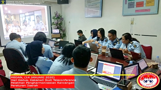 Hari kedua teleconference harmonisasi peraturan daerah1