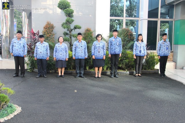 Kanwil Kemenkumham Sumut Gelar Upacara HUT Ke 48 Korpri1