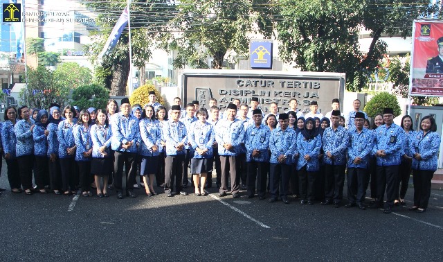 Kanwil Kemenkumham Sumut Gelar Upacara HUT Ke 48 Korpri1
