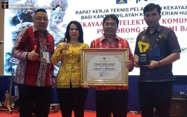 Kanwil Sumut Raih Kanwil Terbaik Kategori Indikasi Geografis Se Indonesia1
