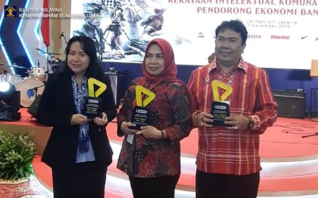 Kanwil Sumut Raih Kanwil Terbaik Kategori Indikasi Geografis Se Indonesia1