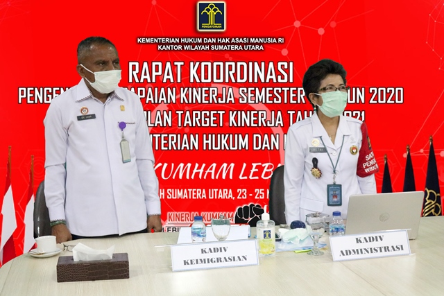 Rakor Pengendalian Capaian Kinerja Kinerja Kemenkumham Lebih PASTI2