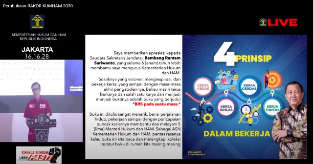 Rakor Pengendalian Capaian Kinerja Kinerja Kemenkumham Lebih PASTI5