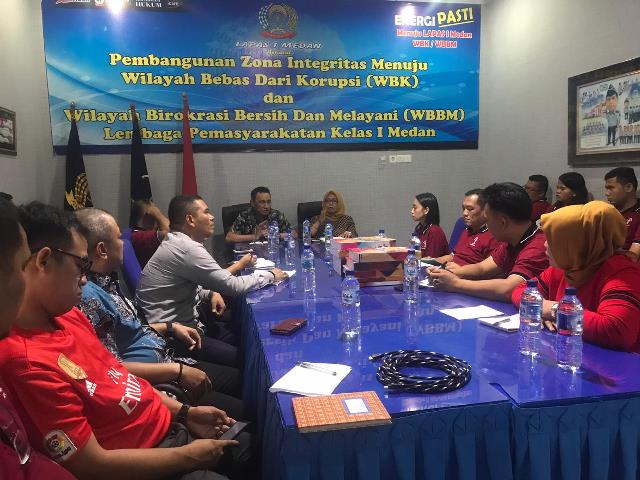 PENGUATAN PEMBANGUNAN ZI KE SATUAN KERJA LAPAS KELAS I MEDAN2