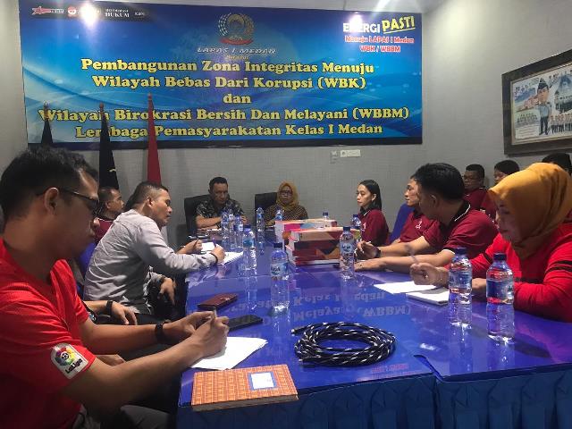 PENGUATAN PEMBANGUNAN ZI KE SATUAN KERJA LAPAS KELAS I MEDAN4