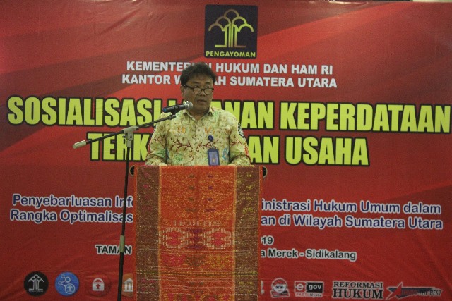 Penutupan Acara Sosialisasi Layanan Keperdataan Terkait Badan Usaha