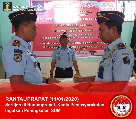 Sertijab di Rantauprapat