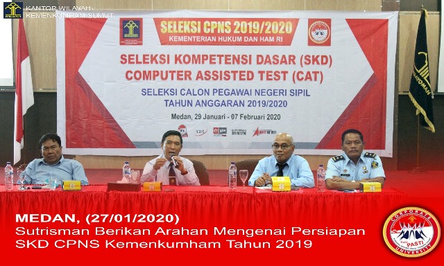 Sutrisman Berikan Arahan Mengenai Persiapan Ujian SKD1