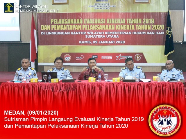 Sutrisman Pimpin Langsung Evaluasi Kinerja Tahun 20191