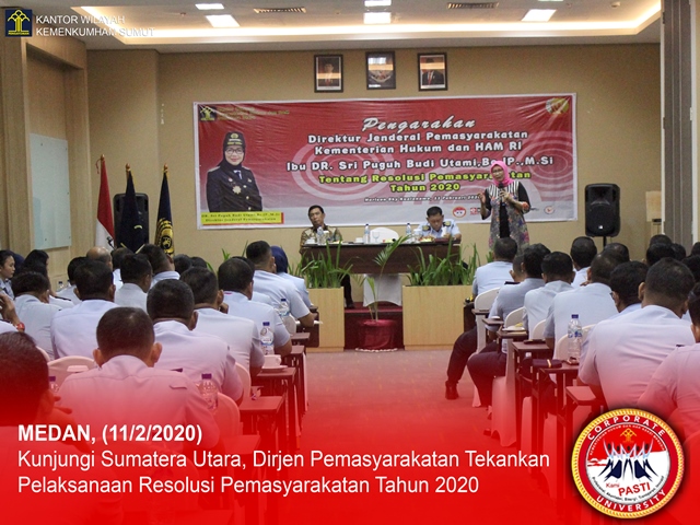 Tekankan Pelaksanaan Resolusi Pemasyarakatan