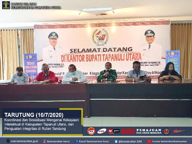 ZZKoordinasi dan Sosialisasi Mengenai Kekayaan Intelektual di Kabupaten Tapanuli Utara dan Penguatan Integritas di Rutan Tarutung
