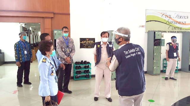 ZZMeninjau Kesiapan Pelaksanaan SKD Sekolah Kedinasan Kadiv Administrasi Koordinasi ke BKN Medan5