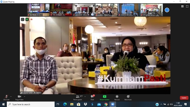 ZZOPTIMALKAN FUNGSI HUMAS UNTUK BANGUN CITRA POSITIF DAN TRUST PADA MASYARAKAT KANWIL KEMENKUMHAM SUMUT IKUTI TELECONFERENCE59