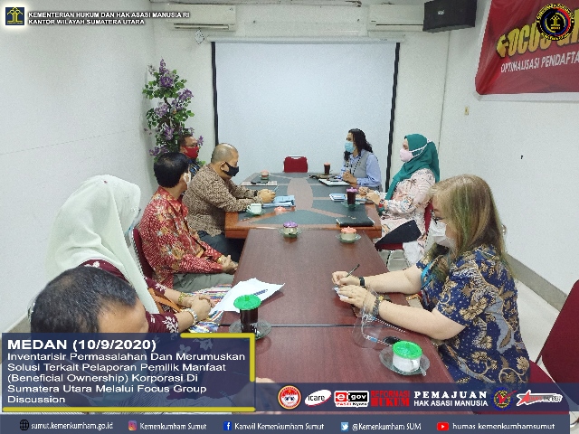ZZPelaporan Pemilik Manfaat Beneficial Ownership Korporasi di Sumatera Utara melalui Focus Group Discussion