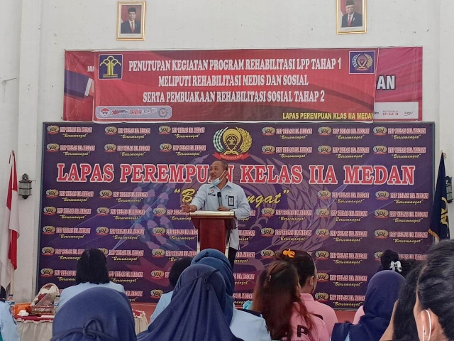 ZZPenutupan Kegiatan Program Rehabilitasi Tahap 1 Serta Pembukaan Rehabilitasi Sosial Tahap 2 di Lapas Perempuan Medan2