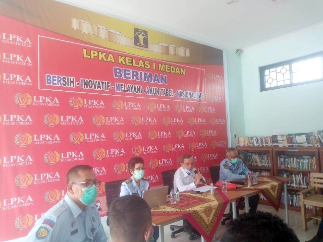 ZZStaf Khusus Menteri Hukum dan HAM RI Beri Penguatan WBKWBBM di LPKA Medan2