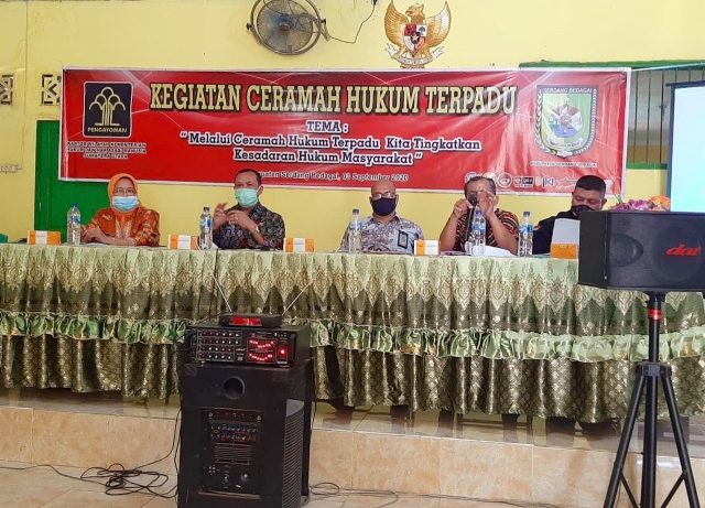 ZZTerpadu di Kabupaten Serdang Bedagai Disertai Penyerahan SK Desa Binaan Sadar Hukum2