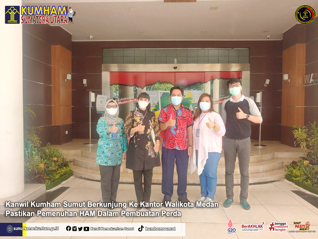ZZZBerkunjung Ke Kantor Walikota Medan Pastikan Pemenuhan HAM Dalam Pembuatan Perda