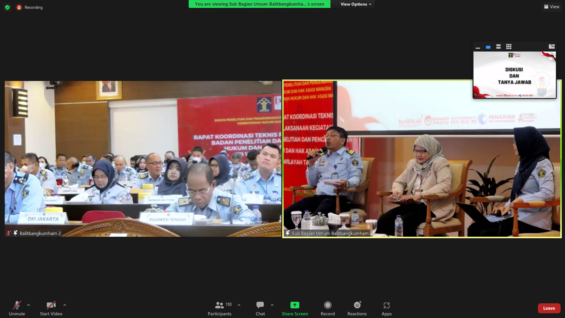 ZZZPelaksanaan Kegiatan Badan Penelitian dan Pengembangan Hukum dan HAM232