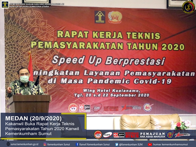 ZZZRapat Kerja Teknis Pemasyarakatan Tahun 2020 Kanwil Kemenkumham Sumut