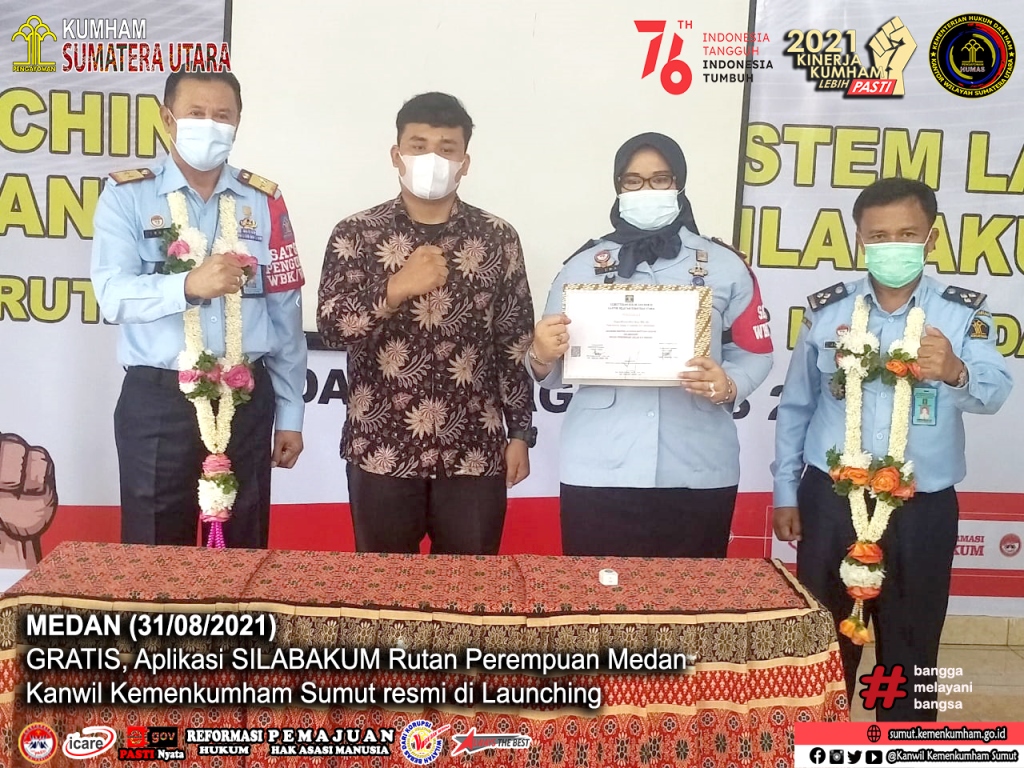 ZZZSILABAKUM Rutan Perempuan Medan Kanwil Kemenkumham Sumut resmi di Launching