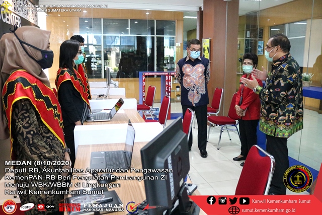 ZZZ Pengawasan KemenPAN RB Beri Penguatan Pembangunan ZI Menuju WBKWBBM di lingkungan Kanwil Kemenkumham Sumut