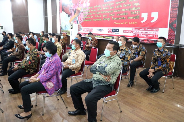 ZZZ Pengawasan KemenPAN RB Beri Penguatan Pembangunan ZI Menuju WBKWBBM di lingkungan Kanwil Kemenkumham Sumut10