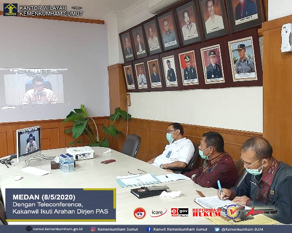 zDengan Teleconference Kakanwil Ikuti Arahan Dirjen PAS