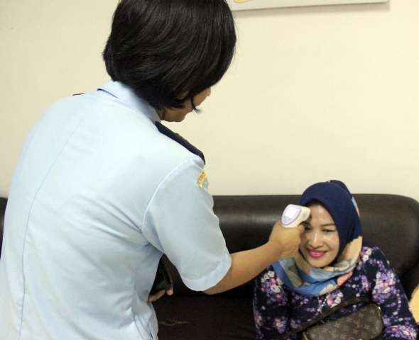 zPegawai Kanwil Sumut Wajib Ikuti Body Thermal Check6