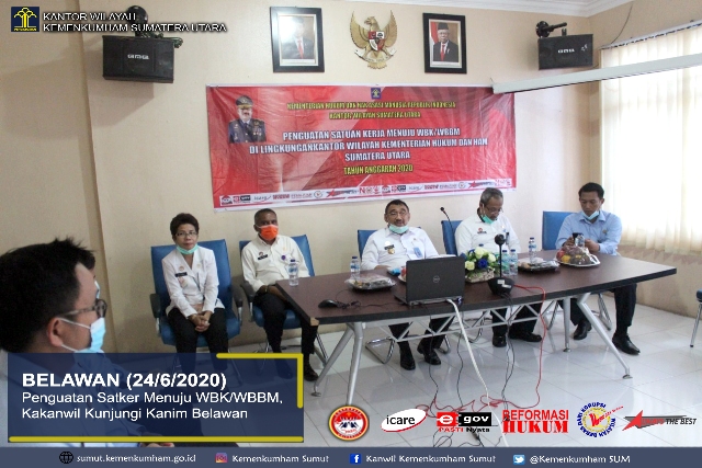 zPenguatanKakanwil Kunjungi Kanim Belawan