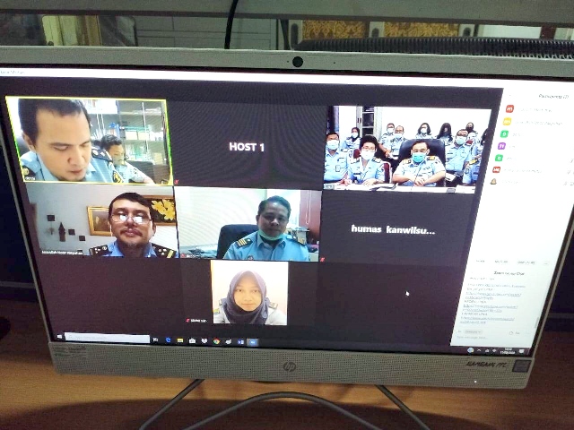 zPenilaian Satuan Kerja Menuju WBKWBBM Oleh TPI Melalui Media Teleconference4