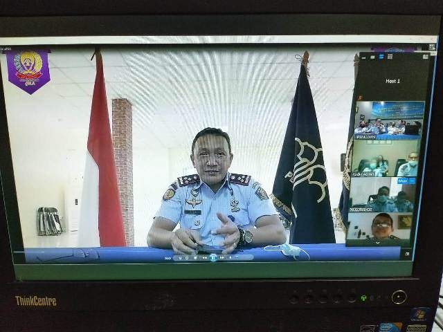 zPenilaian Satuan Kerja Menuju WBKWBBM Oleh TPI di Lingkungan Kemenkumham Sumut Melalui Media Teleconference5