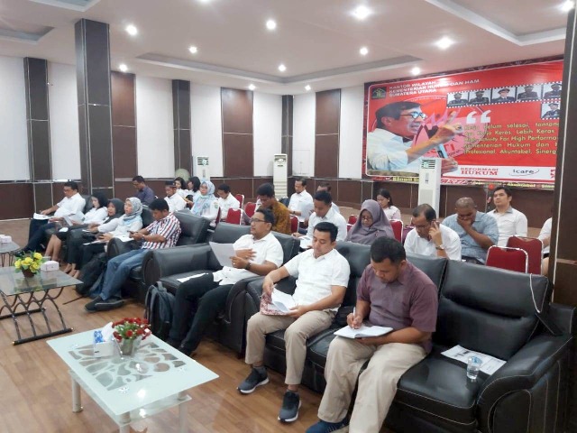 zRapat Evaluasi Persiapan Pelaporan Capaian Pelaksanaan Aksi HAM dan Bimtek Aksi HAM Tahun 20204