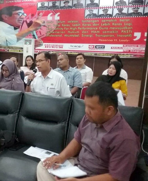 zRapat Evaluasi Persiapan Pelaporan Capaian Pelaksanaan Aksi HAM dan Bimtek Aksi HAM Tahun 20205