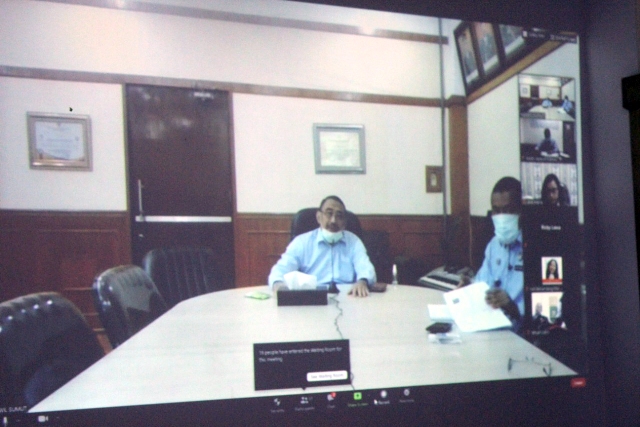 zTeleconference Kegiatan Sosialisasi Terkait PendaftaranPengesahan Badan Usaha Berbadan Hukum di Wilayah Sumut3