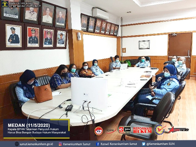 zVideo Conference Kepala BPHN Tekankan Penyuluh Hukum Harus Bisa Bangun Budaya Hukum Masyarakat