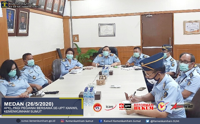 zzAPEL PAGI PEGAWAI BERSAMA SE UPT KANWIL KEMENKUMHAM SUMUT